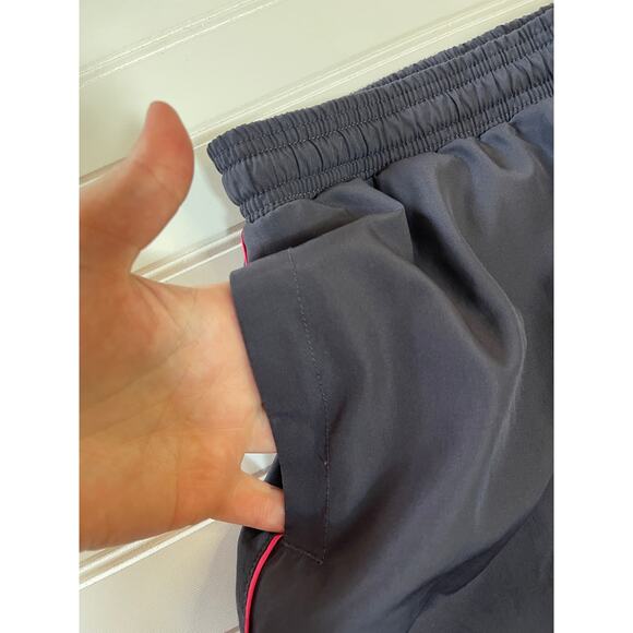 Vintage Y2K Nike Athletic Department Cropped Track Pants Pockets Women's Medium - Picture 2 of 9